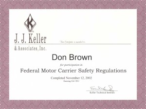 FMCSA Regulations 2002